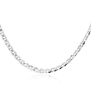 Lant argint barbati placat cu rodiu 6,5 mm x 55 cm model Anchor DiAmanti TDS150-55cm-SL (Argint 925‰ 28,6 g.)